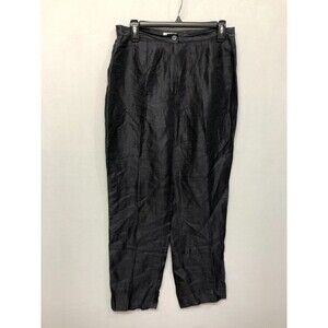 Caractere Women Linen Blend Pants Size I 46 D40 E44 Made In Italy M201 -15